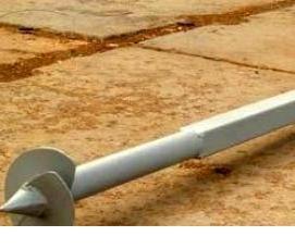 сваи шуруп для забора - модель 3