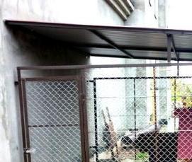 сварная сетка для вольера для собак - модель 2