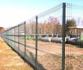 сварная сетка с порошковым покрытием - тип 1