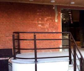 сварные ограждения лестницы - вариант 4