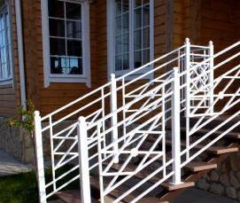 сварные перила - вариант 1