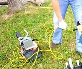 сварочные работы полиэтиленовых труб - вариант 2