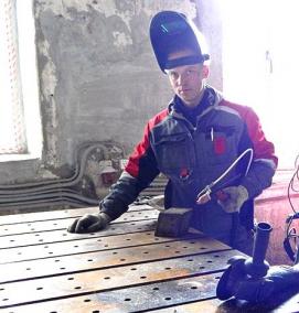 сварочные работы в газовом колодце - тип 3