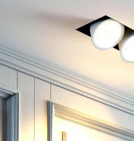 светильник настенно потолочный с лампой накаливания - вариант 3