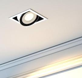 светильник потолочный с рассеивателем из полистирола - тип 4