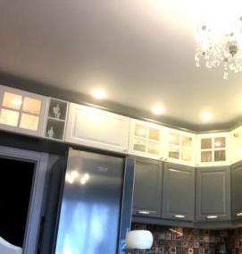 светильники потолочные для натяжных потолков на кухню - тип 4