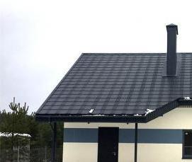 светлая металлочерепица - вариант 1