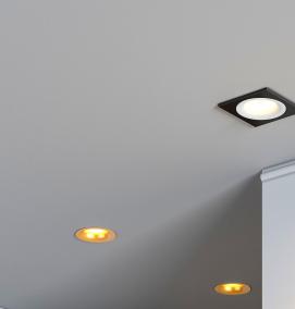 светодиодные управляемые светильники потолочные с пультом - вариант 3