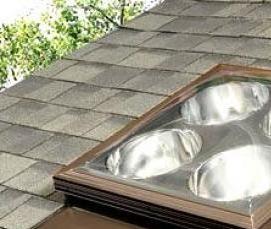 световой тоннель в крыше - тип 2