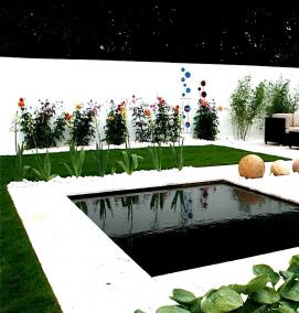 светящийся ландшафтный дизайн - модель 4