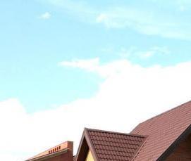 темно коричневая металлочерепица - тип 1