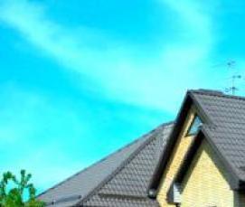 темно коричневая металлочерепица - тип 3