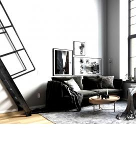 темные оконные рамы - тип 2