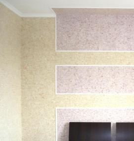 темные жидкие обои - вариант 1