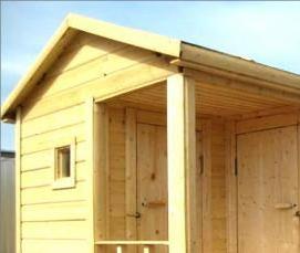 теплая бытовка для проживания - модель 2