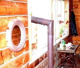 теплая бытовка с печкой - вариант 1