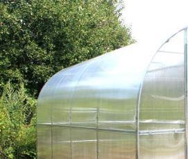 теплица домиком из поликарбоната - вариант 1