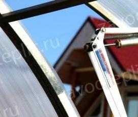 теплица двойная дуга оцинкованная - вариант 1