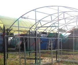 теплица фермерская прямостенная - тип 1