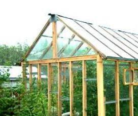 теплица из дерева - тип 4