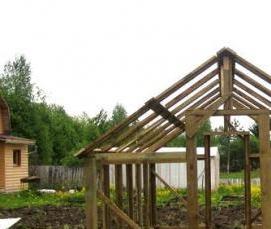 теплица из дерева - тип 3