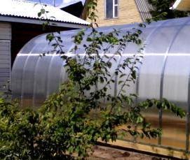 теплица из оцинкованного профиля - тип 3