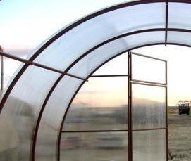 теплица из поликарбоната на металлическом каркасе - тип 4