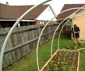 теплица из труб пвх - модель 1