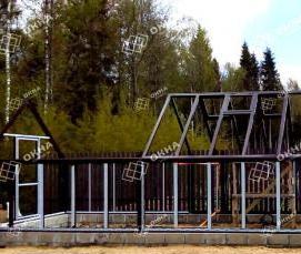 теплицы из алюминия - модель 1