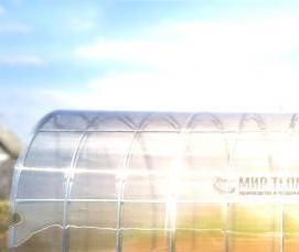 теплицы поликарбонат надежные - тип 3
