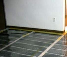 теплоизоляция для теплого пола электрического - модель 4