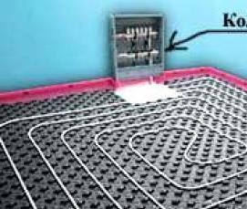 теплоизоляция для теплого пола электрического - модель 3