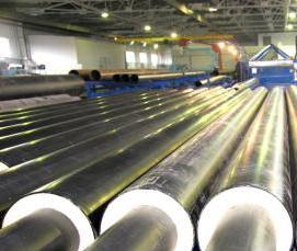 теплоизоляция для труб отопления фольгированная - модель 1