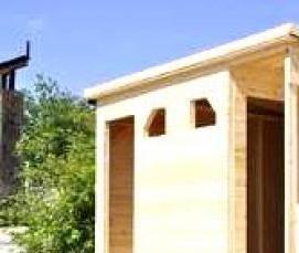 теплые бытовки для дачи - модель 1