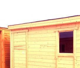 теплые бытовки для дачи - модель 4