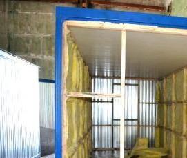 теплые бытовки для проживания зимой - вариант 2