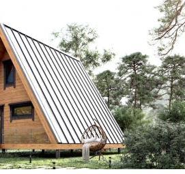 теплые каркасные гаражи - модель 1