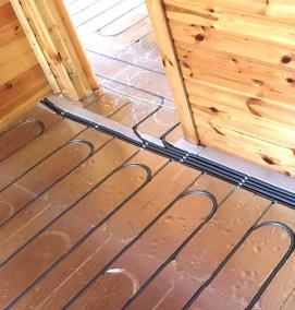 теплый пол без стяжки - тип 1