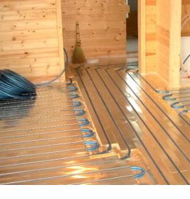 теплый пол без стяжки - тип 4