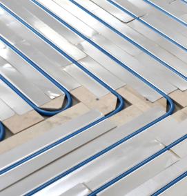 теплый пол без стяжки - тип 2