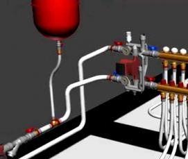 теплый пол на даче - тип 4