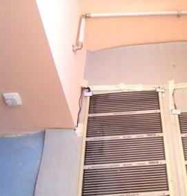 теплый пол на лоджии - тип 1