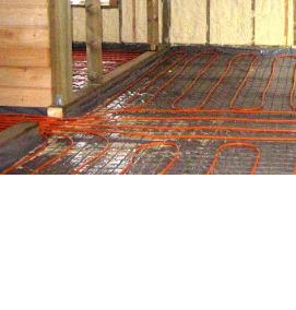 теплый пол по грунту - тип 3