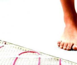 теплый пол под бассейном - тип 1