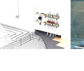 теплый пол под бассейном - тип 4