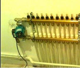 теплый пол смесительный - вариант 3