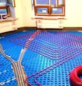 теплый пол «улитка» - модель 2