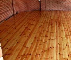 теплый пол в деревянном доме - вариант 1