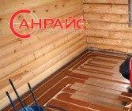 теплый пол в деревянном доме - вариант 4