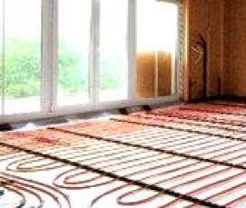 теплый пол в каркасном доме - вариант 3